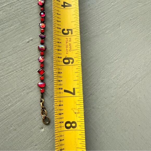 Sorrelli Crystal Brass Tone Bracelet - Picture 7 of 8